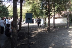 Gettó emlékére  felállított szikla avatása 2011.10.02